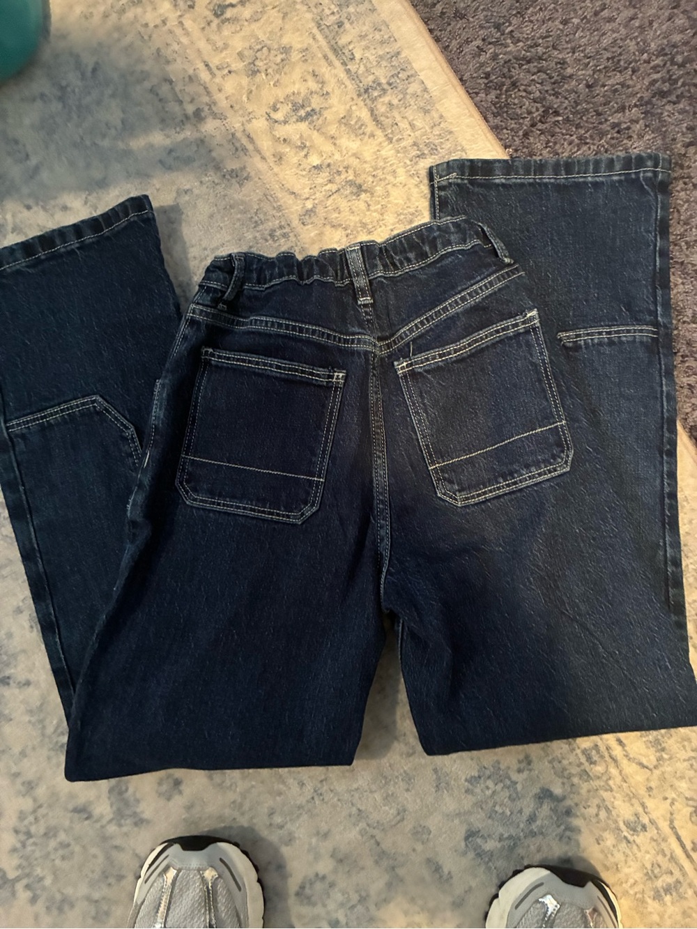 art class Dark Blue Kids Jeans with Elastic Waist